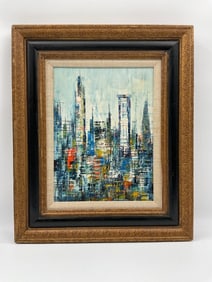 Abstract Cityscape Skyline by H. Hayden