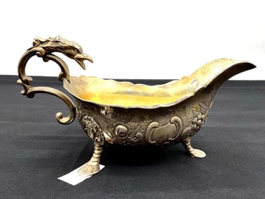 Antique English Silver Gravy Boat