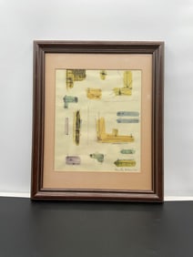 Abstract Composition by Dorothy Dehner(American, 1901-1994) Watercolor