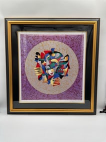 Musical Sphere by Anatole Krasnyansky (Ukraine, 1930-2023) Serigraph