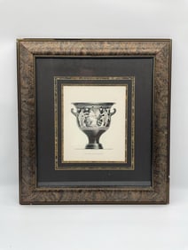 Antique Engraving of Greek Vase by Henry Moses