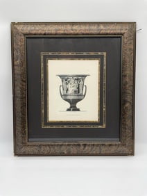 Ancient Greek Vase Engraving by Henry Moses