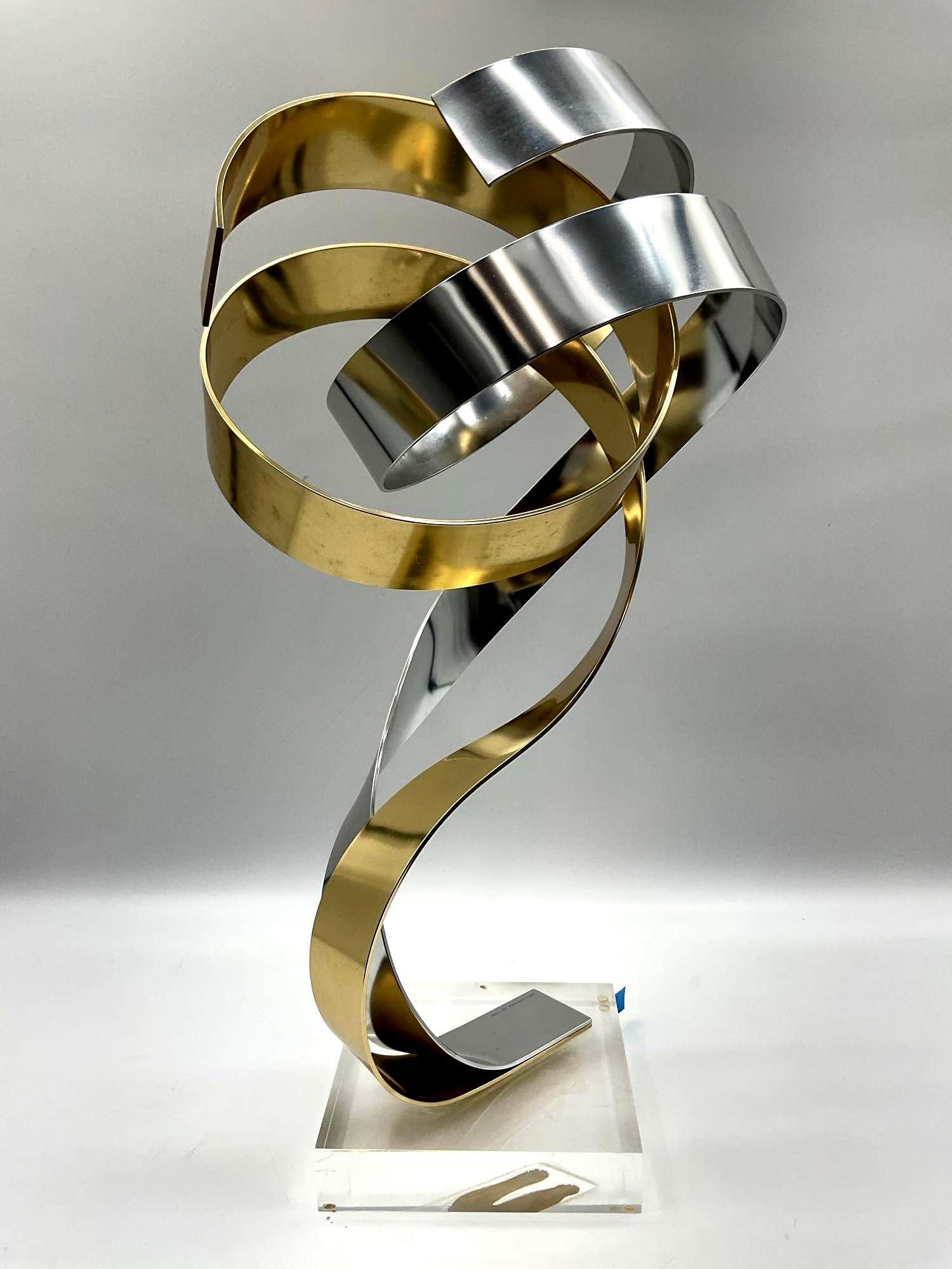 Dan Murphy Abstract Ribbon Sculpture 1986 (1 of 3)