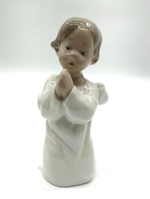 Lladro "Kneeling Angel" porcelain figurin