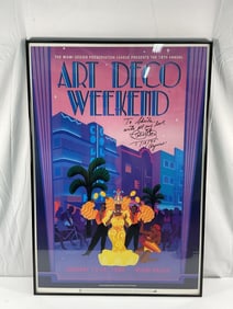Printed poster "Art deco Weekend 1995 Poster"