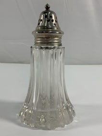 Antique Cut Glass Sugar Shaker (muffineer)