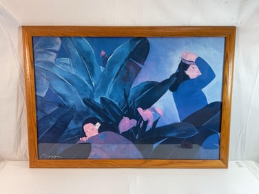 "Na Kua'Ana" by Pegge Hopper Lithograph