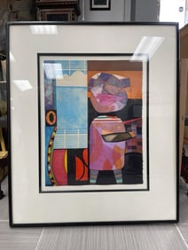 Abstract Modern Artwork – Signed Max Papart (1911–1994) 129/195