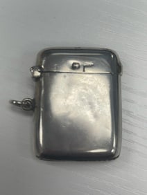 W&H Antique sterling silver vesta case (match safe)