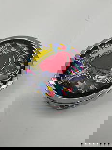 Brighton Heart Pill Box - Tom Clancy: Brighton Heart Pill Box featuring a colorful print from designer Tom Clancy Dimensions: diameter 2in 
