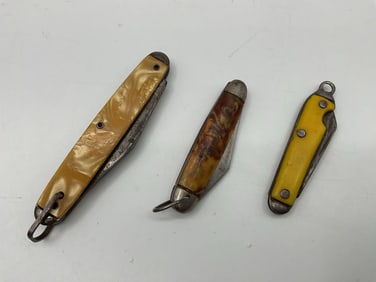 Set of Three Vintage Pocket Knives
