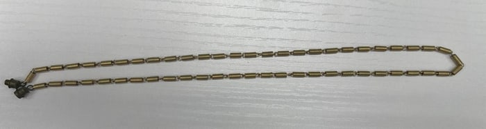 Vintage Industrial-Style Necklace with Coil Links