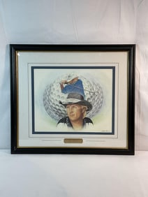 Greg Norman "The Shark" Lithograph