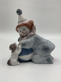 Lladro Clown with Puppy by José Puche - 5278