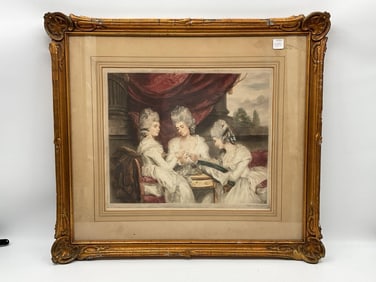 The Three Graces at Leisure by Sydney E. Wilson Lithograph