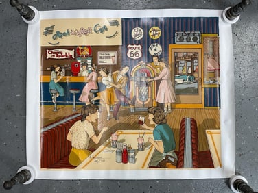 Rock 'n' Roll Café by H. Hargrove