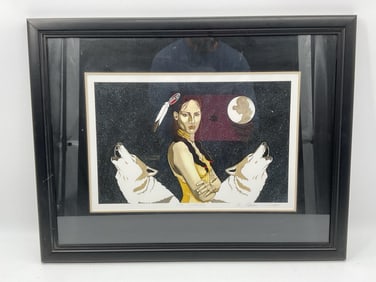 The Guardian Native American Art Lithograph