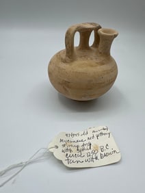 Cypro- Mycenaean Bichrome Stirrup Pottery Circa 1250 BC