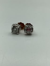 14K Diamond Stud Earrings