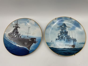 Battlewagons Series Collector Plates by Edward Ries