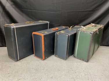 Collection of four Vintage Travel Cases