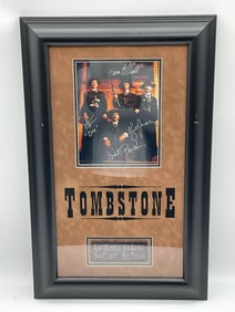 Tombstone Cast Signed Framed Photo