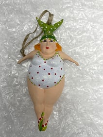Synchronized Swim Mini Ornament by Patience Brewster for MacKenzie-Childs
