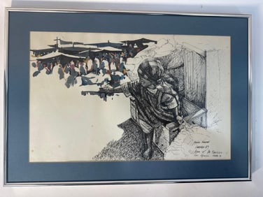 Oswaldo Cercado(Ecuador/Guatemala) Mixed Media