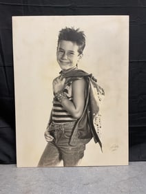 Portrait of a Young Boy by Thea Segall (Romania,1929-2009)