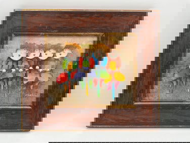 Four Friends by Roybal Oil on Canvas