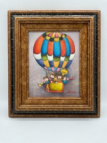 Balloon Ride by Roybal Oil on Canvas