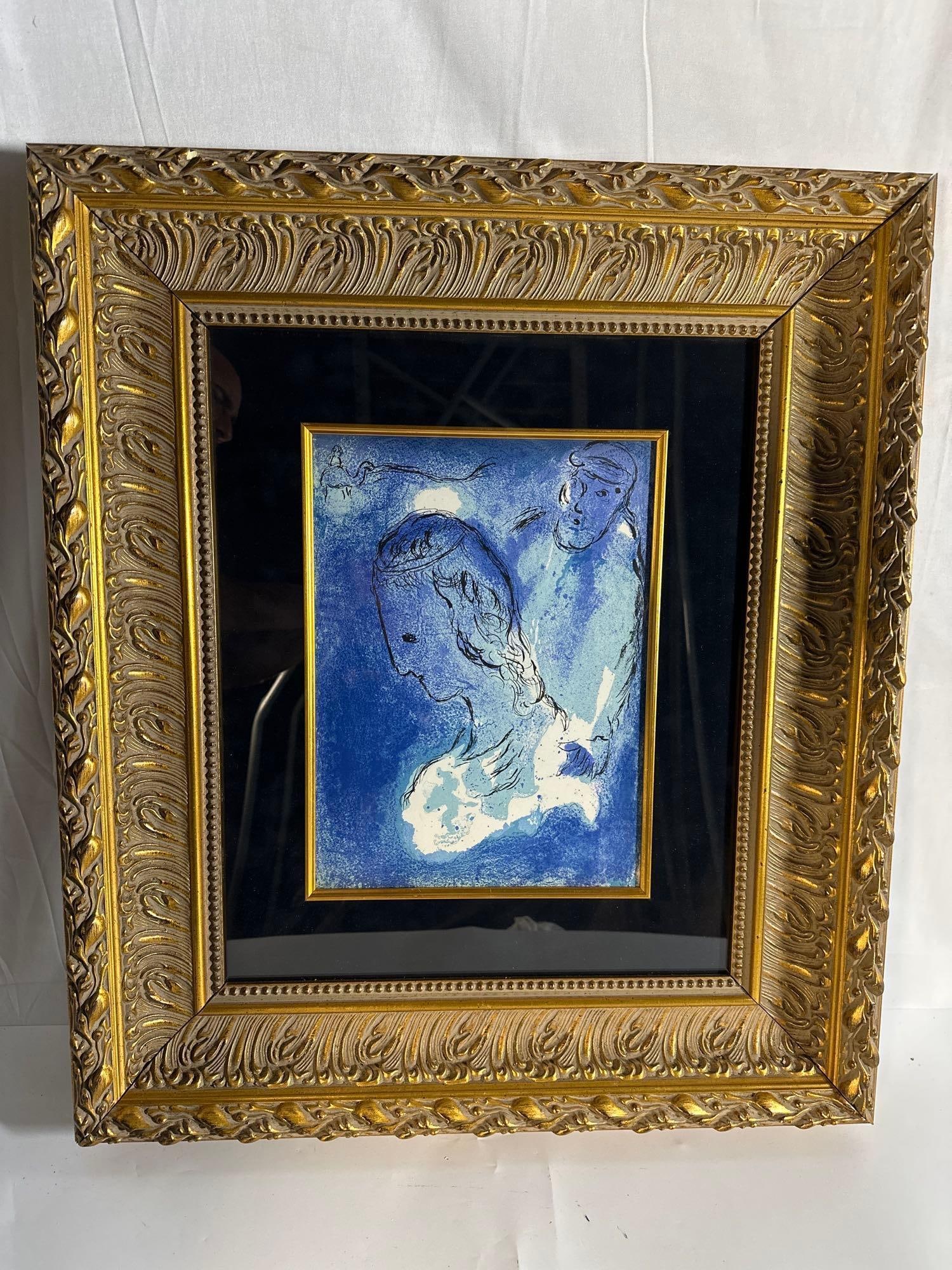 "Abraham and Sarah" by Marc Chagall (1 of 5)