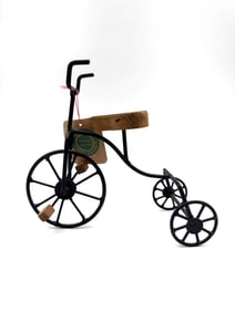 Miniature Vintage Tricycle Figurine