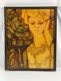 Oil on Canvas signed Mau