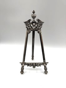 Ornate Silver Table Easel