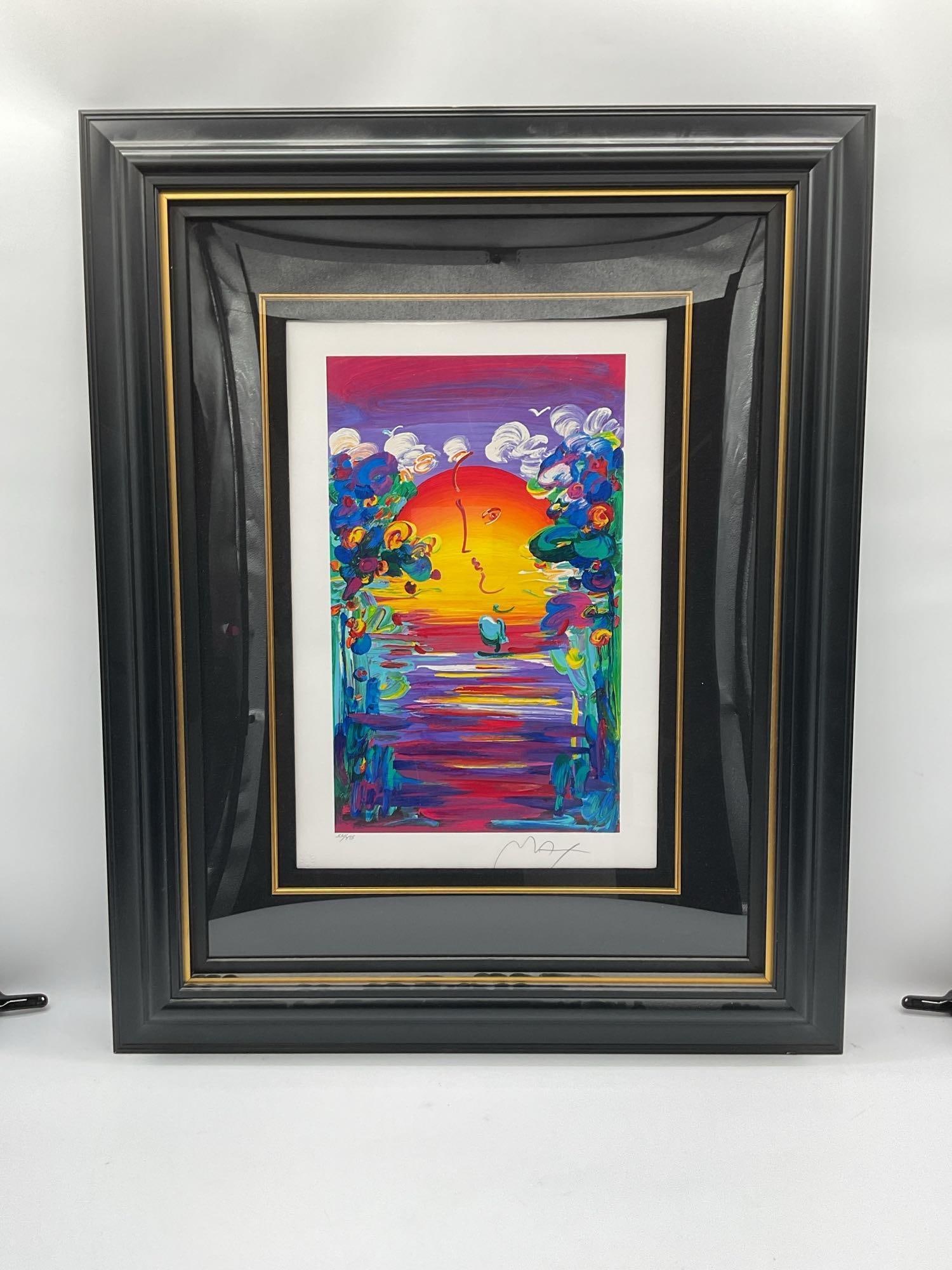 "Better World" by Peter Max(German/American, b.1937) Serigraph (1 of 6)