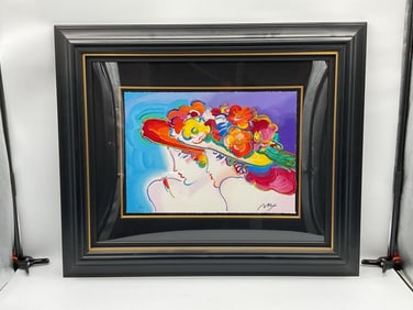 "Friends" by Peter Max (German/American, b.1937) Serigraph