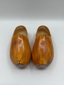 Pair of Traditional Dutch Wooden Clogs