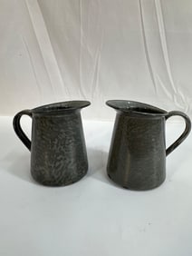 2 Small Grey Pitchers - Graniteware - Box 2 - Photo 9