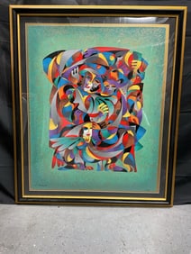 Phoenix by Anatole Krasnyansky (Ukraine, 1930-2023) Serigraph