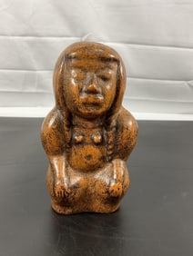 Small Primitive Wooden Figurine