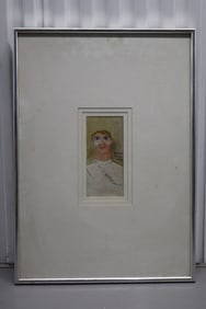Oil On Canvas Painting signed by Saumell Telerioja: Man, signed Saumell Teleroja, oil on canvas Dimensions: H:30in L:22in