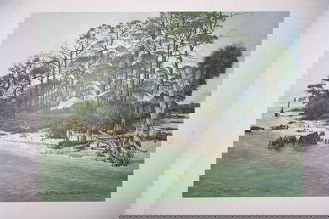 "Florida's Forgotten Coast" by Keith Martin Johns: "Florida's Forgotten Coast" by Keith Martin 513/950 Johns Dimensions: H:20in L:25in
