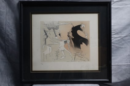 Wifredo Lam(Cuban, 1902-1982) Lithograph 46/99 (1 of 3)