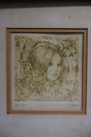 Etching signed by artist