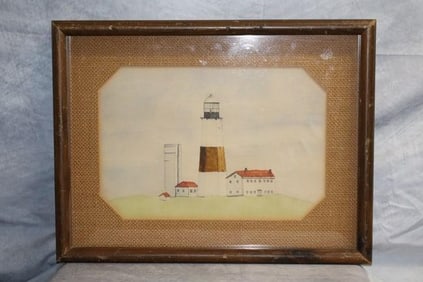 Lighthouse Watercolor painting