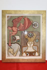 "Russian Beauty" by Mihail Chemiakin (Russian, b. 1943)