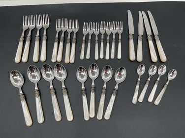 Vintage EME Inox Italy Flatware - Napoleon Ivory