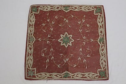 Indian Made Hand Embroidered Pillow Case.