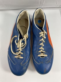 Pair Game Used 1970's New York Mets Cleats size 8 1/2 - Box 17